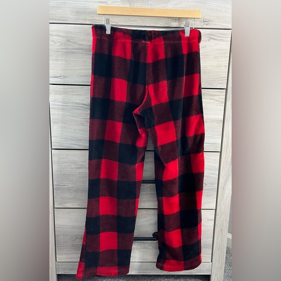Red and black plaid Christmas soft warm pajama pants Small - Picture 4 of 4